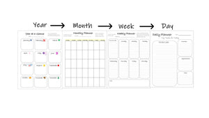adhd planner pages