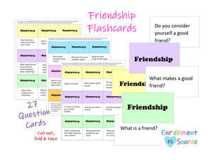 Friendship Skills, Social Skills Group Activities, Lessons Pack and Workbook