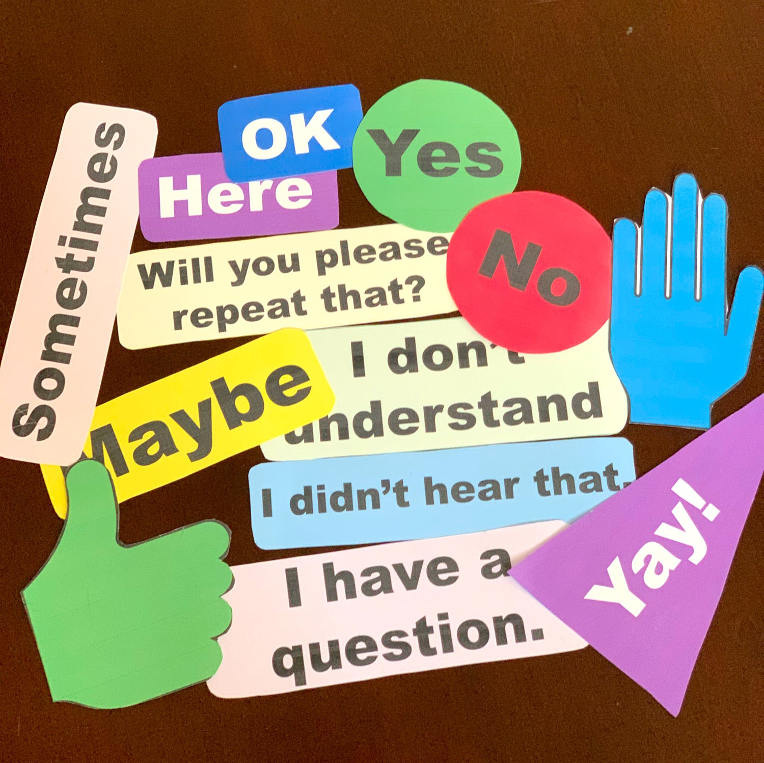 Fun, Printable Distance Learning Response Signs