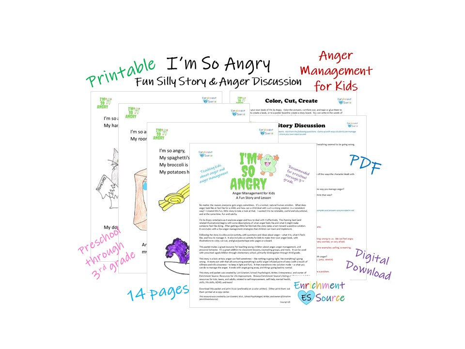 Anger Management Story and Lesson for Young Children