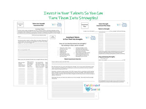 Talents, Strengths, Success Workbook, Guide and Planner