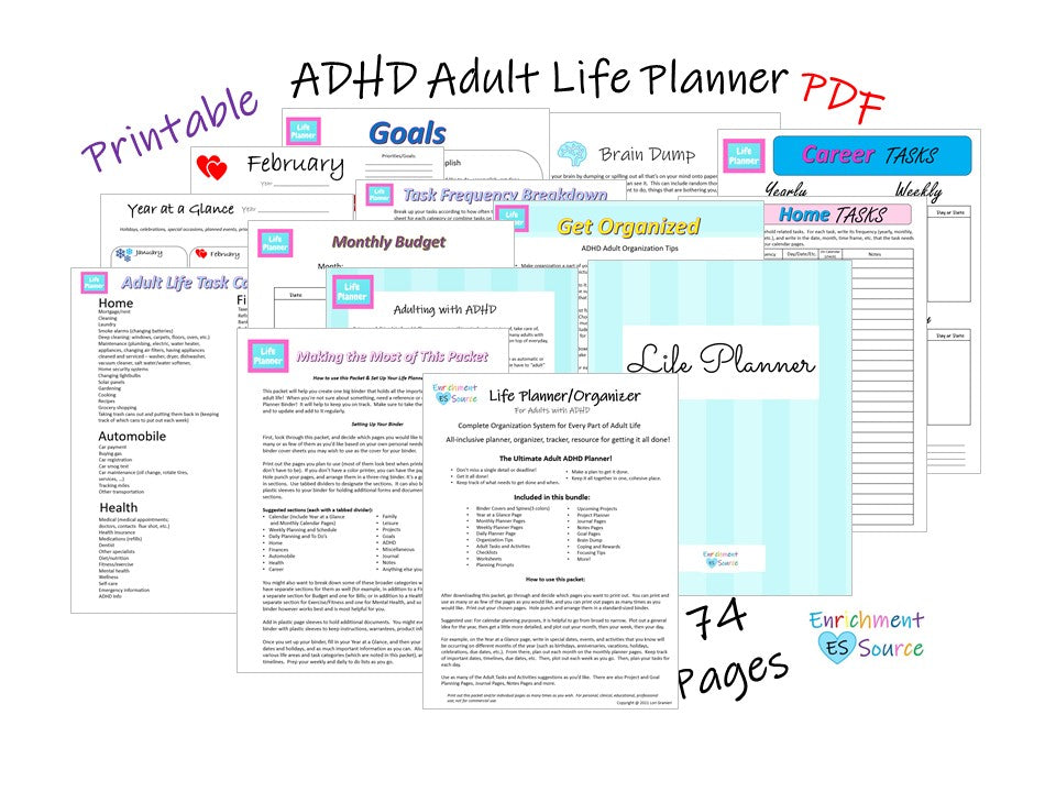 Adulting with ADHD: How to Plan, Manage and Organize it All