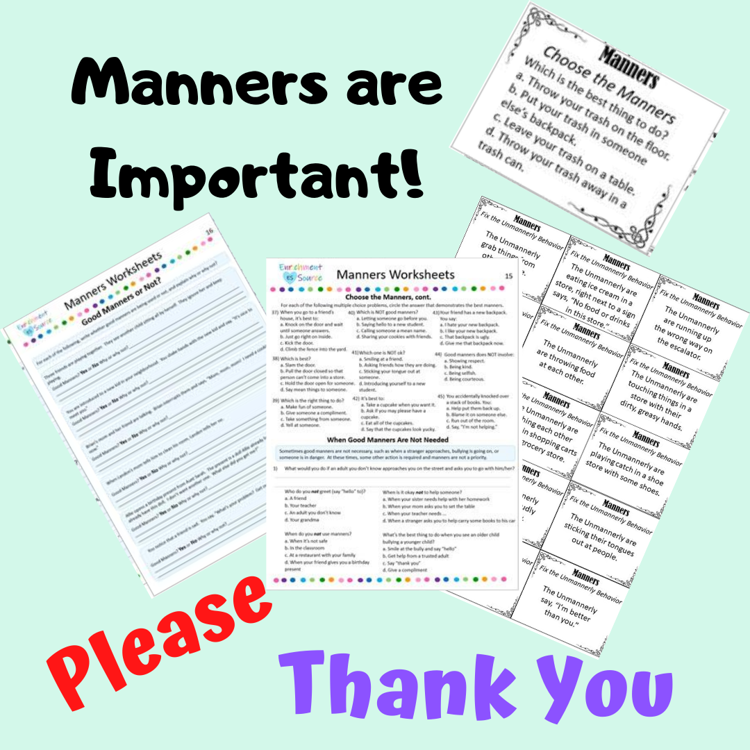teaching kids good manners