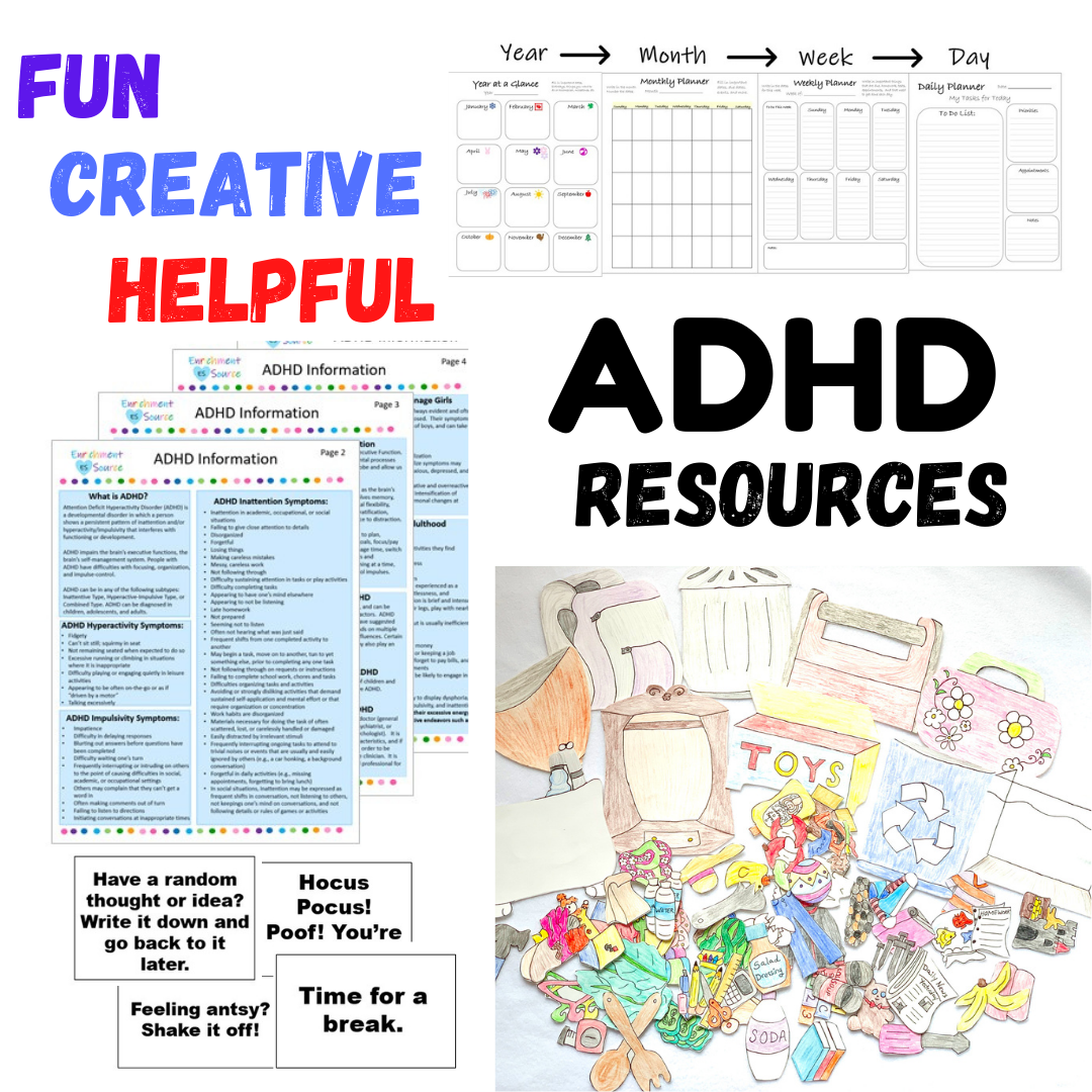 fun creative helpful adhd resources