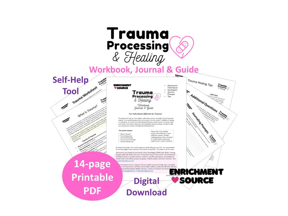 Trauma Healing Self-Help Packet
