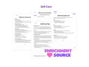 The Self Guide: Printable Self Improvement Journal and Workbook