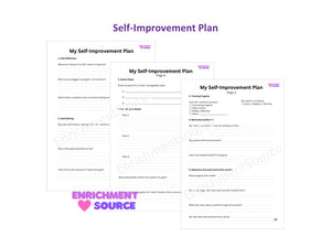 The Self Guide: Printable Self Improvement Journal and Workbook