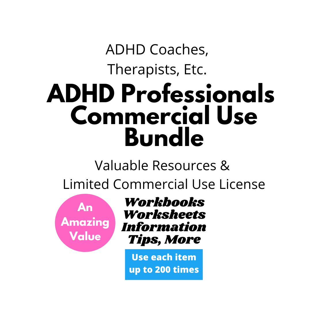 ADHD Professional, ADHD Coach Mega Bundle & Limited Commercial Use Package