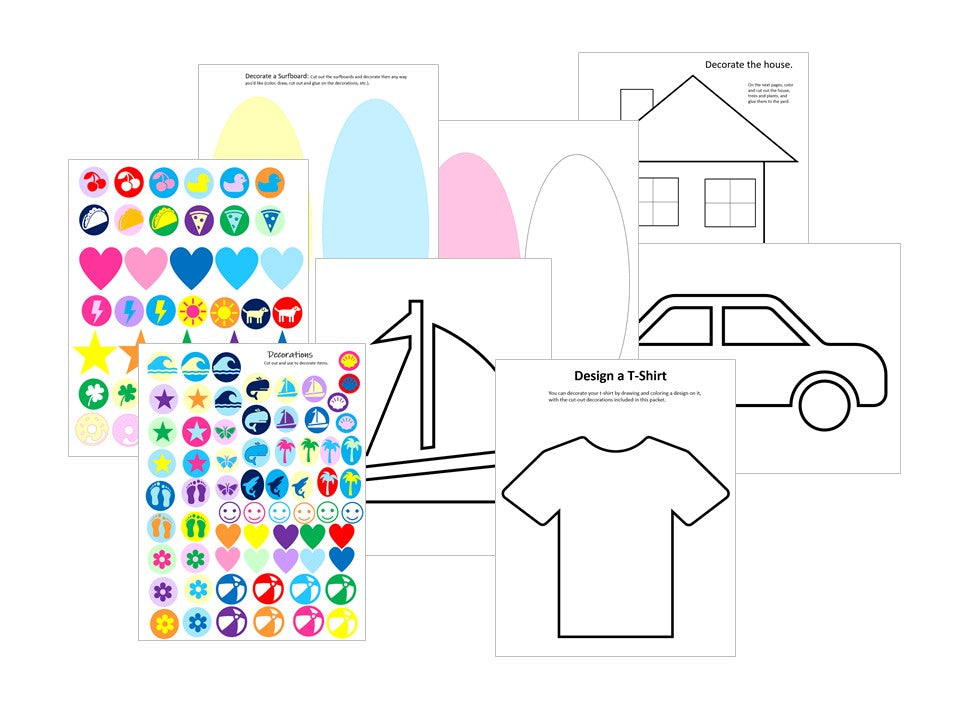 kids home fun activities printable