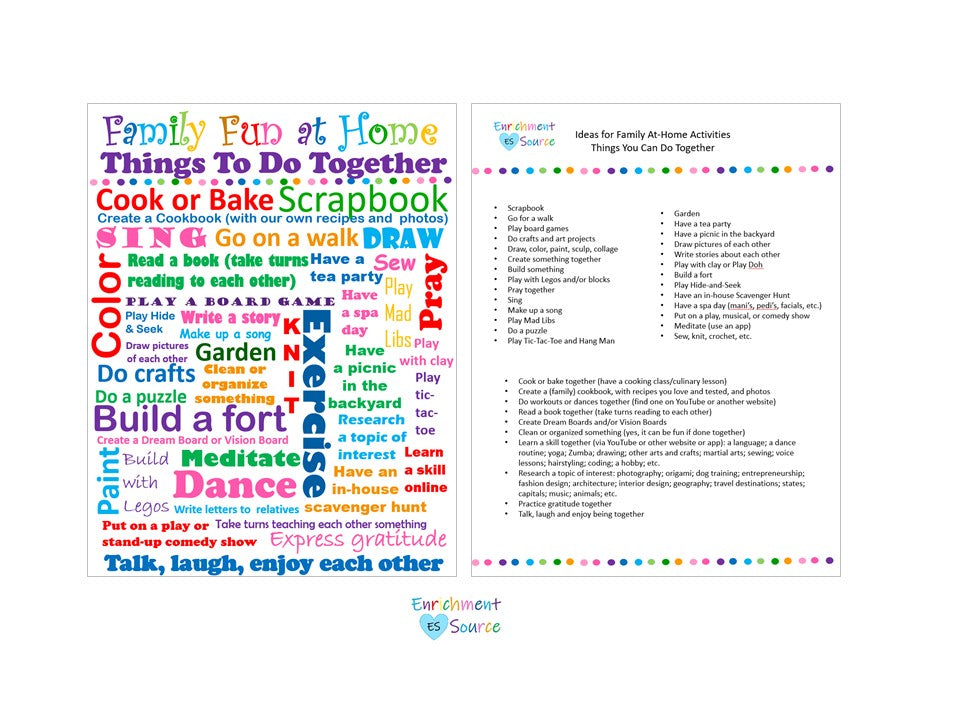 quarantine fun things to do sign