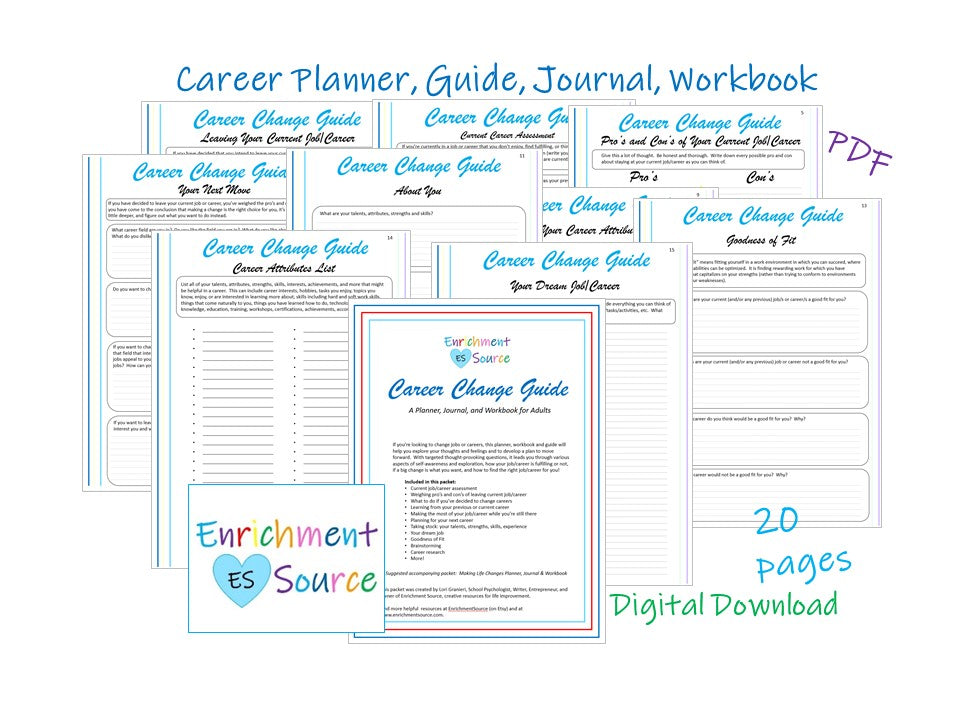 Career Change Planner for Adults