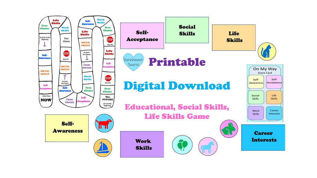 social skills, life skills, preparing for adulthood game