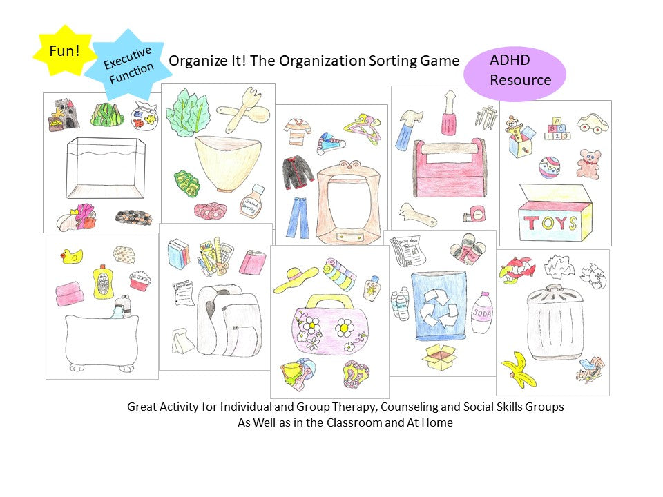 kids organization game printable