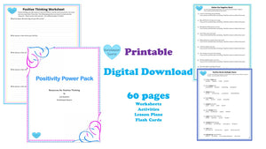 kids positivity journal printable