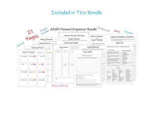 ADHD Parent Mega Bundle: 4 in 1 Packet for Helping Your Child with ADHD