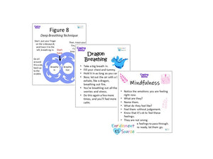 Coping Skills Cards - Printable PDF with 8 Cards for Kids