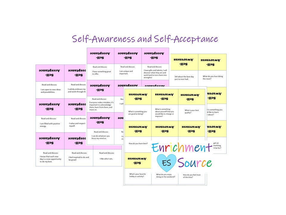 Social Skills Flash Cards Printable with 117 Cards