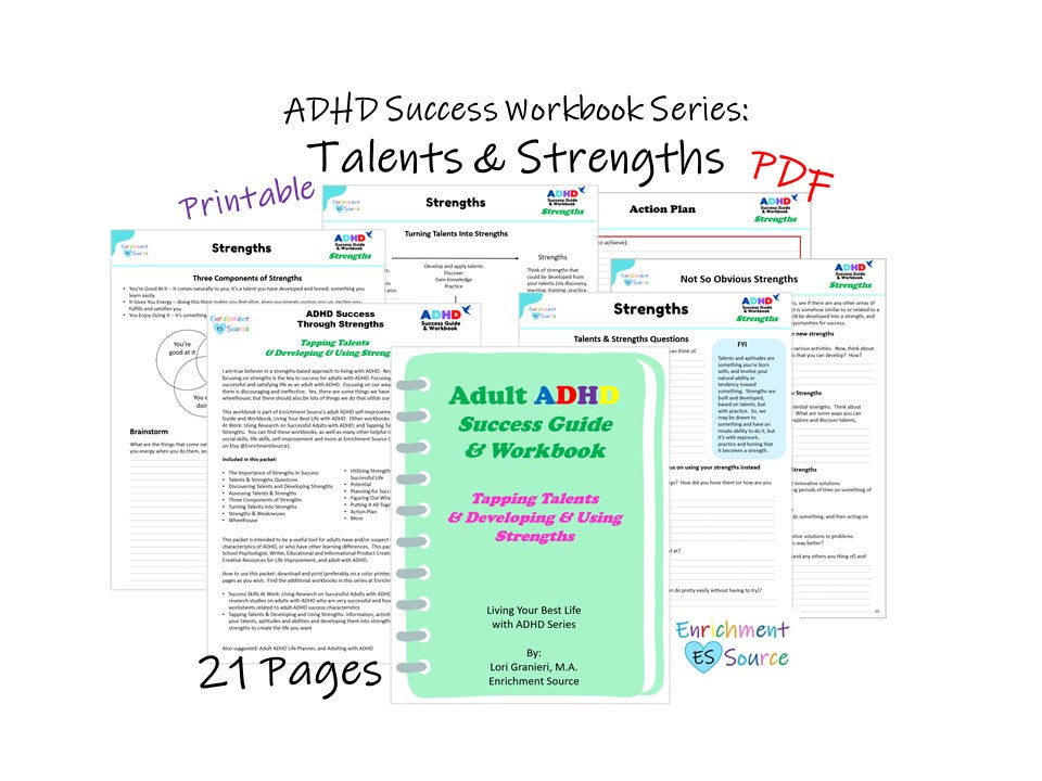ADHD Adult Series: Finding, Developing & Using Talents & Strengths
