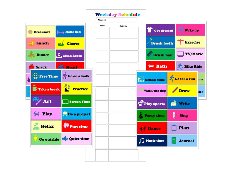 Visual Schedule Digital Download Printable