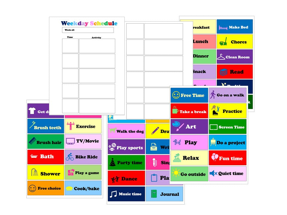 Visual Schedule Digital Download Printable